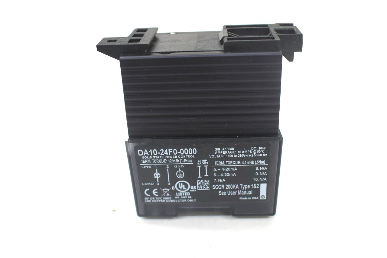 Watlow DA10-24F0-0000 Solid State Power Control