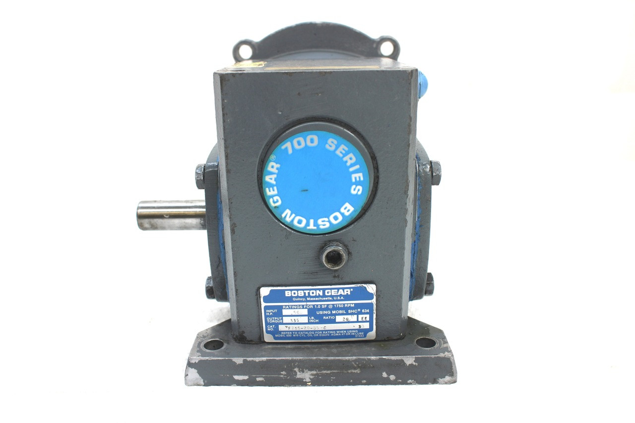 Boston Gear F715-20-B5-G Gear Reducer 700 Series Ratio 20 Boston Gear F715-20-B5-G Gear Reducer 700 Series Ratio 20