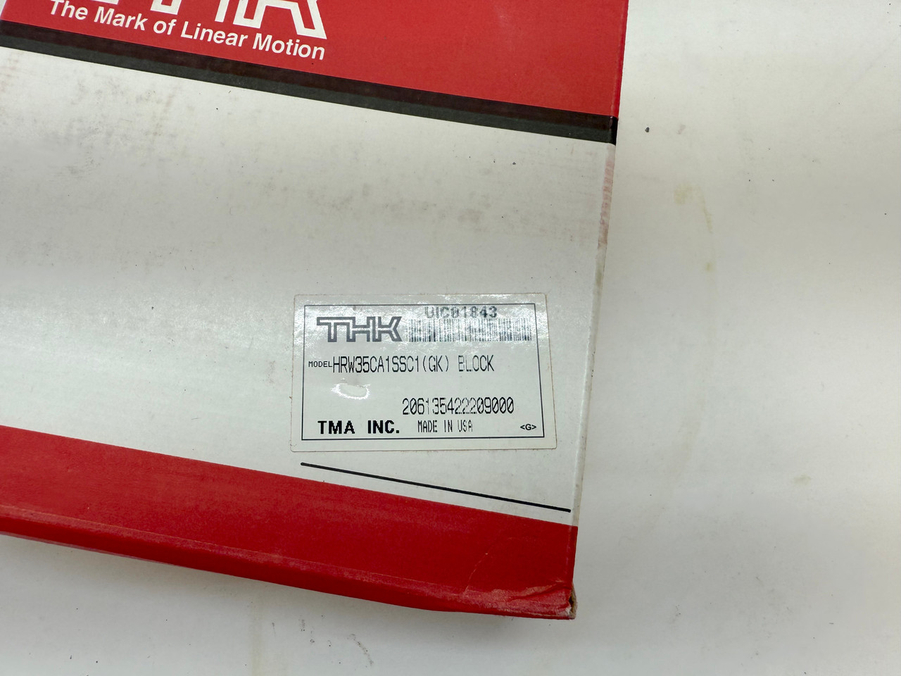 THK HRW35CA1SSC1 (GK) Linear Guide Block Wide Rail HRW Series NEW