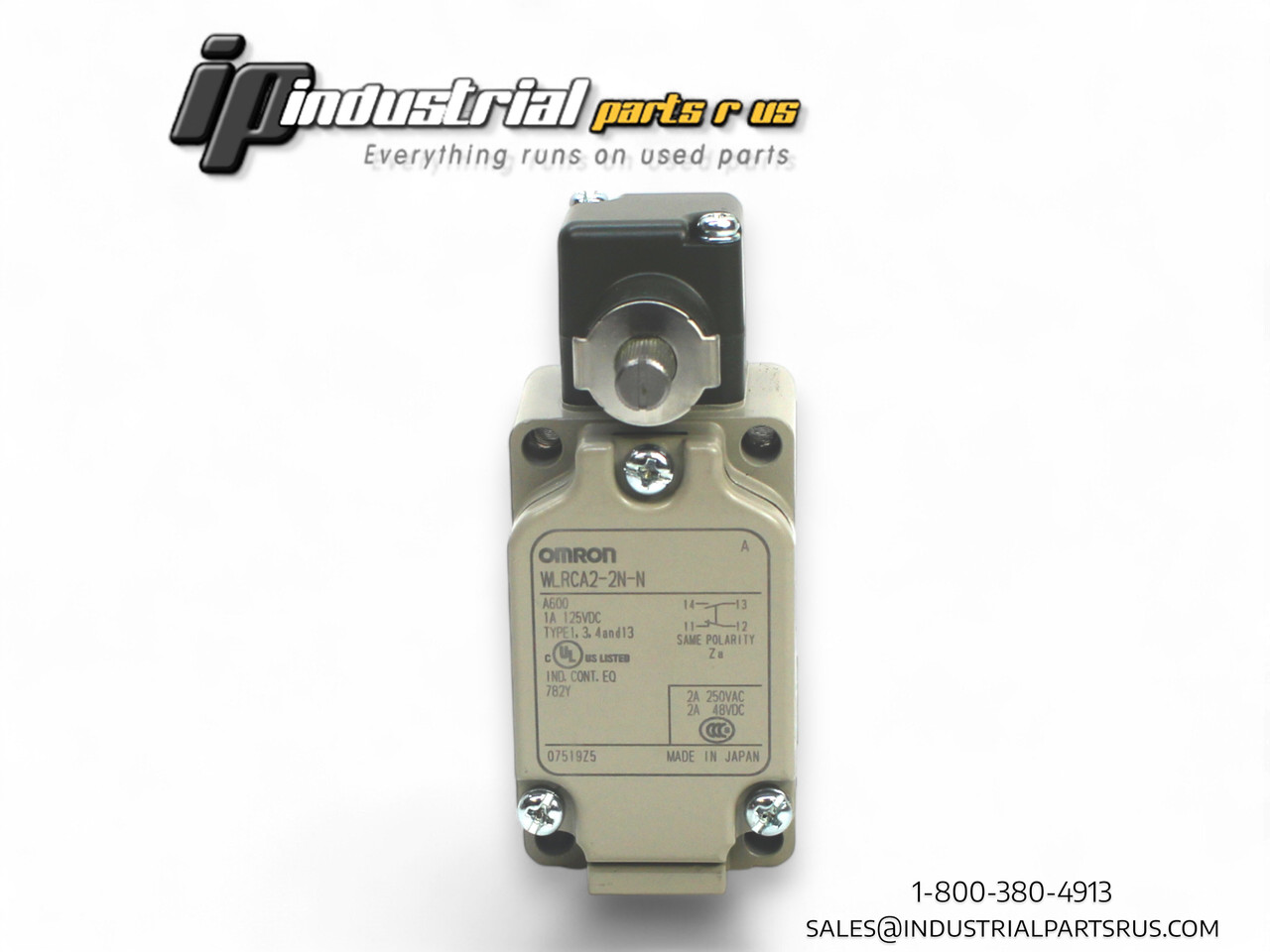 Omron WLRCA2-2N-N Limit Switch 125VDC Omron WLRCA2-2N-N Limit Switch 125VDC