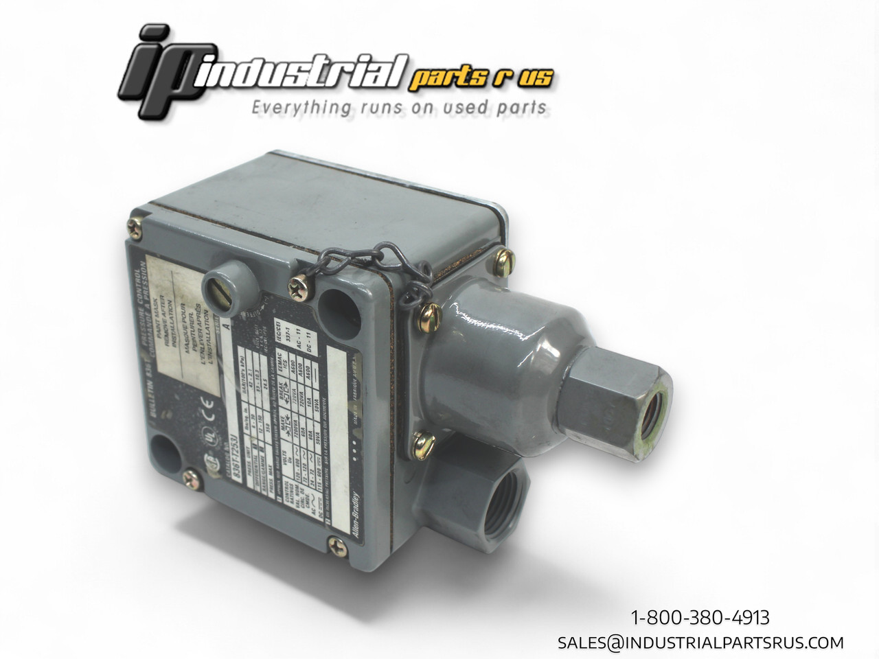 Allen Bradley 836T-T253J, Ser A, Pressure Control Switch Allen Bradley 836T-T253J, Ser A, Pressure Control Switch