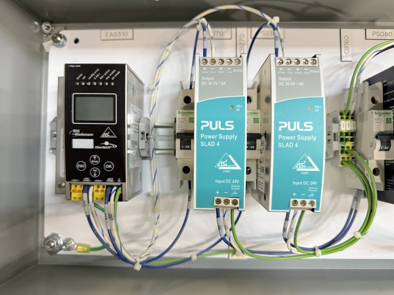 Trew MDR Conveyor ASI Gateway with EtherNet/IP & Modbus TCP 2 ASI Masters