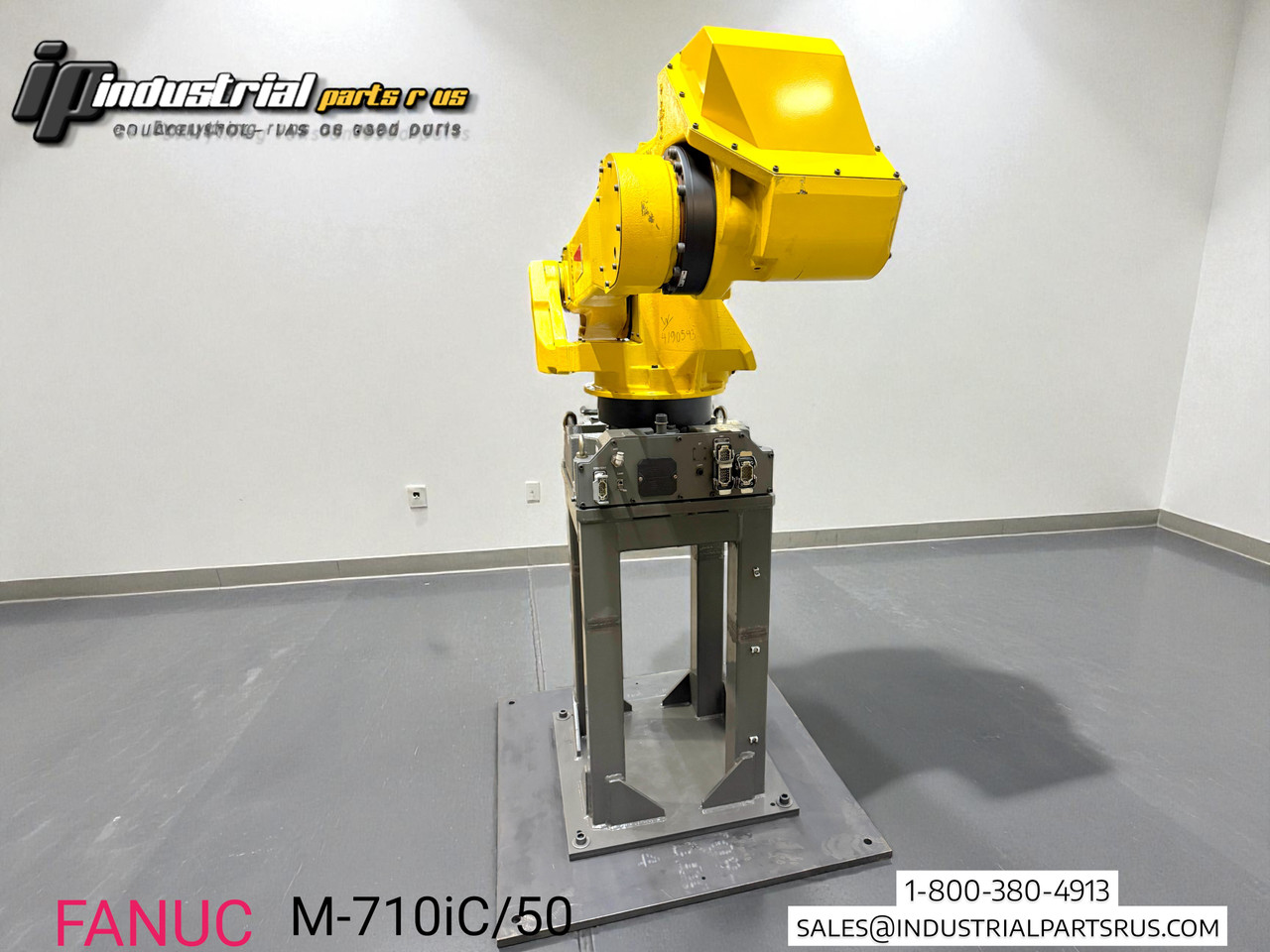 FANUC M-710iC/50 50kg Robot R-J3iC + iRVision Ready Teach Pendant Pedestal TESTED