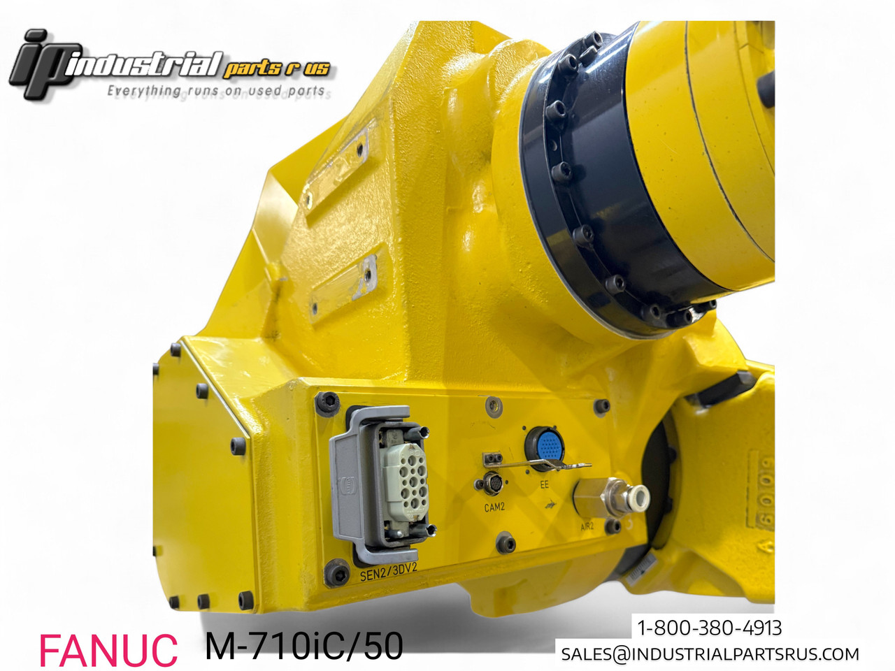 FANUC M-710iC/50 50kg Robot R-J3iC + iRVision Ready Teach Pendant Pedestal TESTED