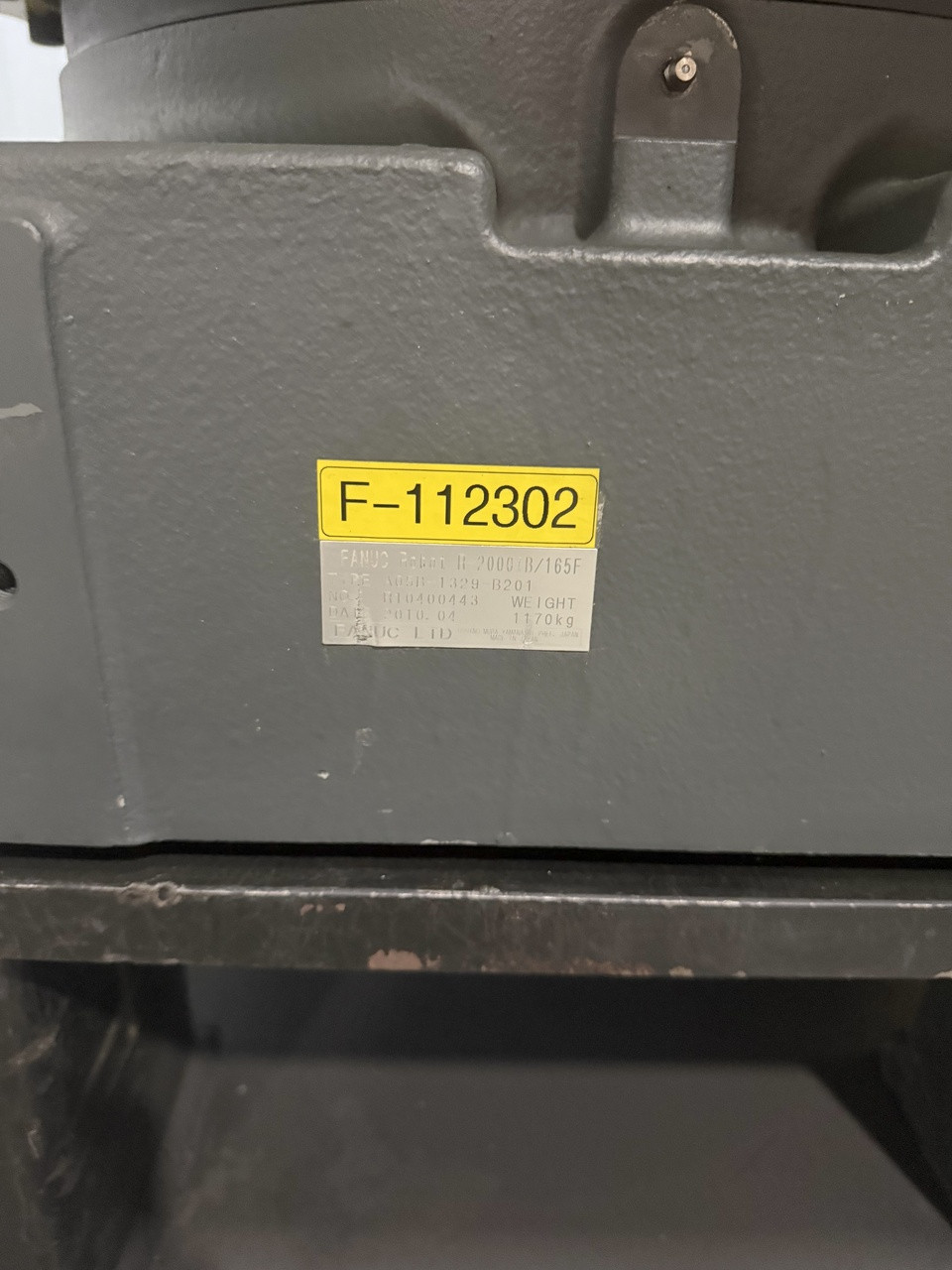 2011 Fanuc R-2000iB/165F 6-Axis Robot R-30iA Ctrl Teach Pendant Tested 30-Day