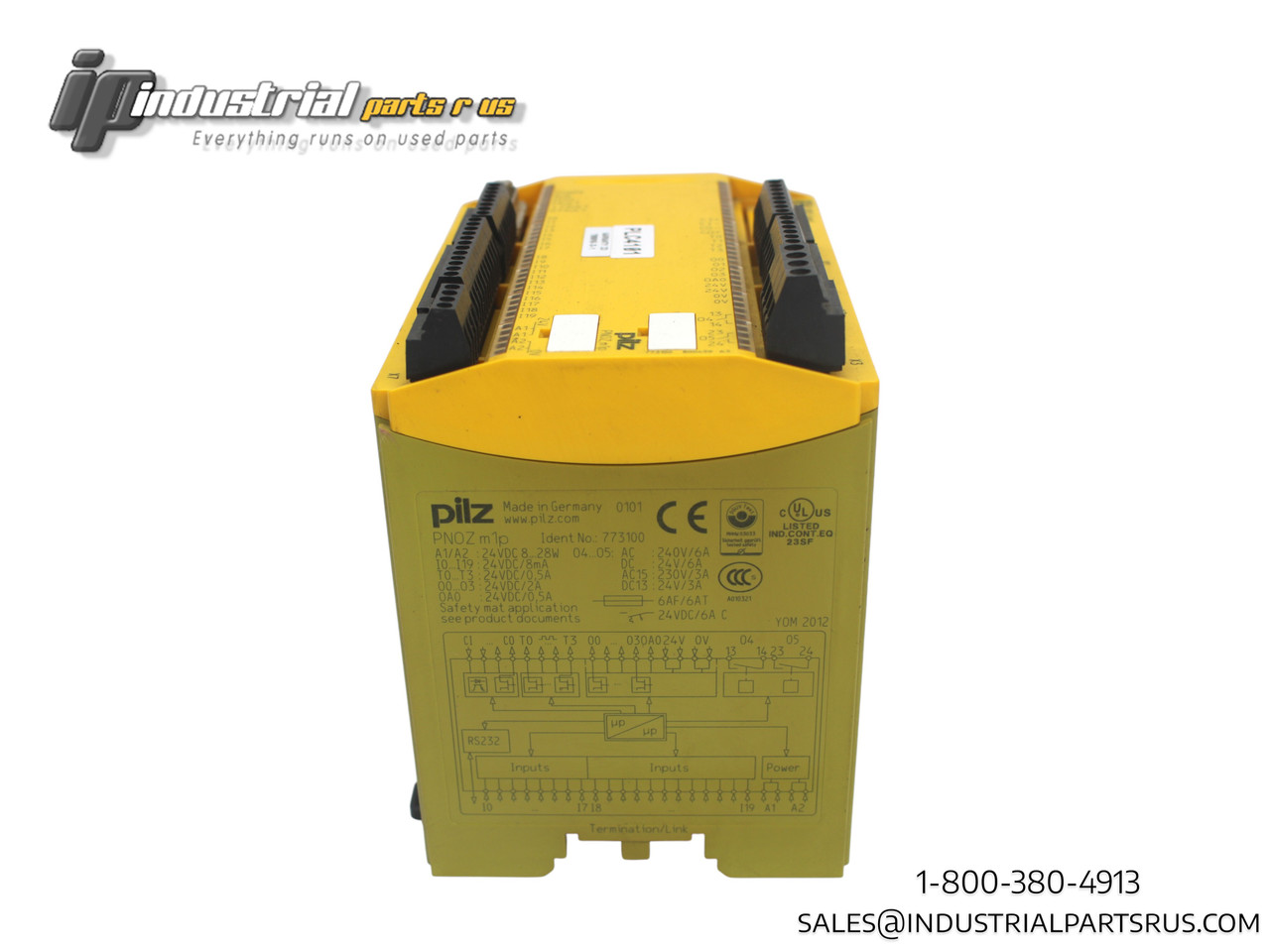 Pilz PNOZ m1p Safety Relay Base Unit 773100 24VDC 8...28W AC: 240V/6A