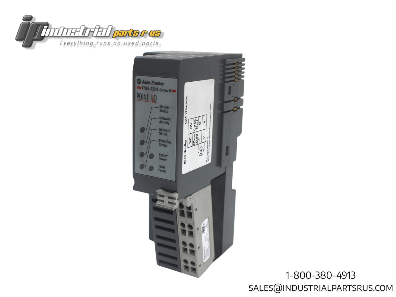 Allen Bradley 1734-AENT Ser.B Ethernet Network Adapter W/1734-RTB Ser.A