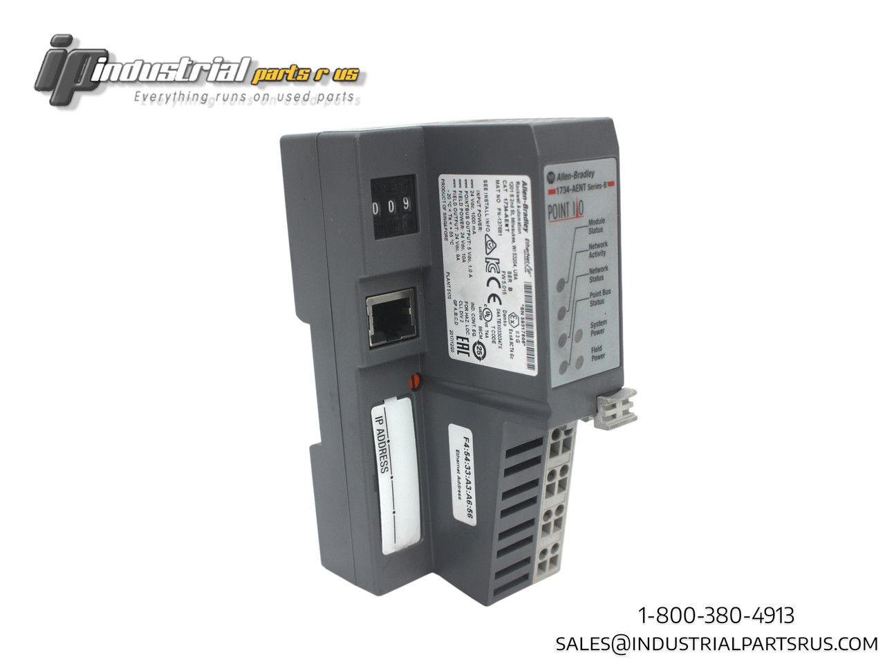 Allen Bradley 1734-AENT Ser. B Ethernet Network Adapter