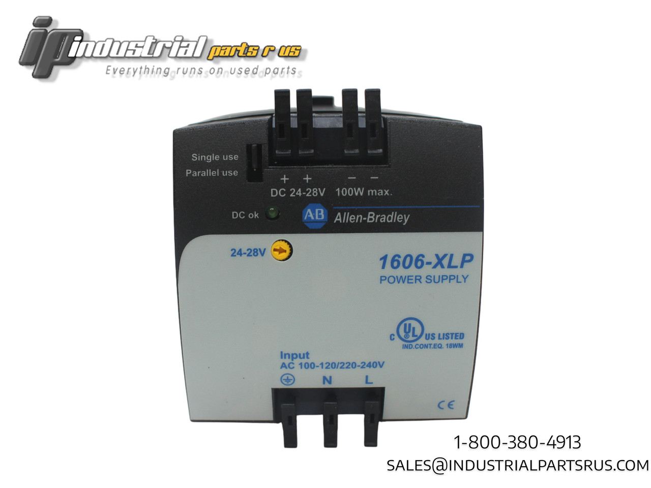 Allen Bradley 1606-XLP100E Power Supply Ser.A, 24-28VDC