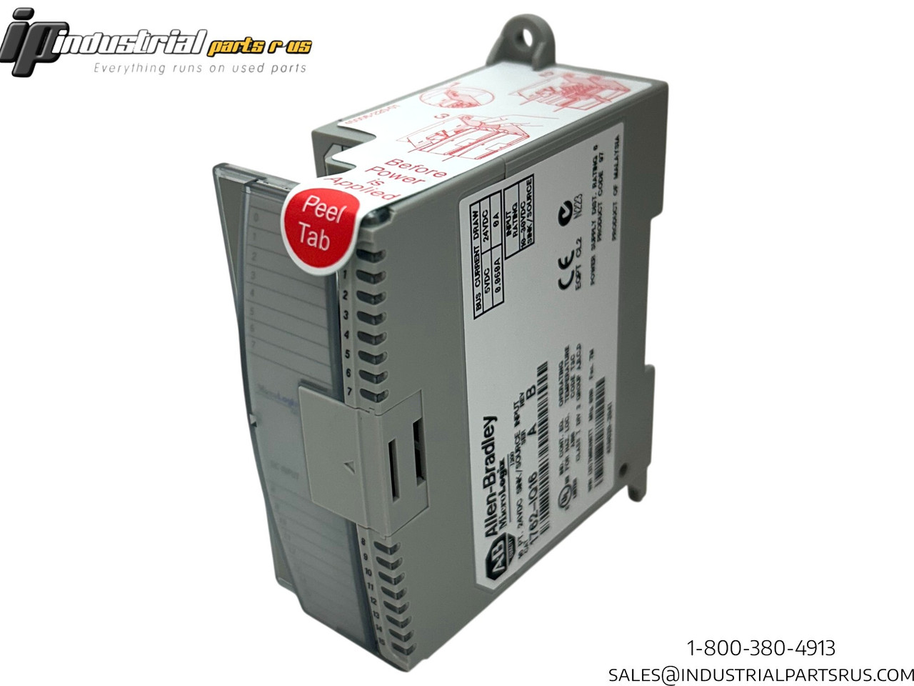 Allen Bradley 1762-IQ16 MicroLogix 1200 Input Module, Ser.A, Rev.B
