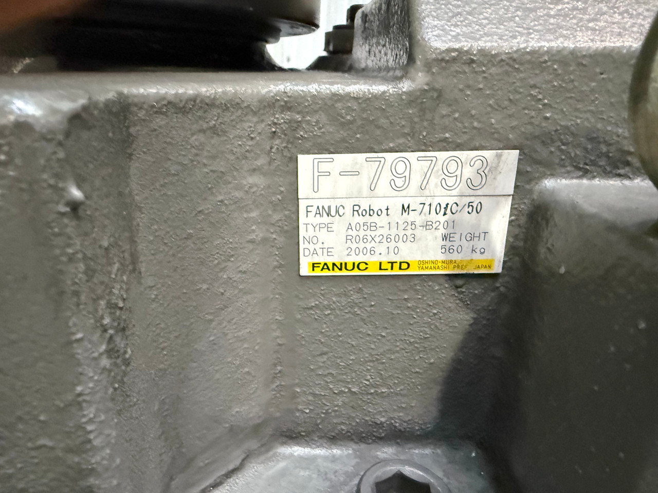 FANUC M-710iC/50 50kg Robot R-J3iC + iRVision Ready 2D Sony-XC-56