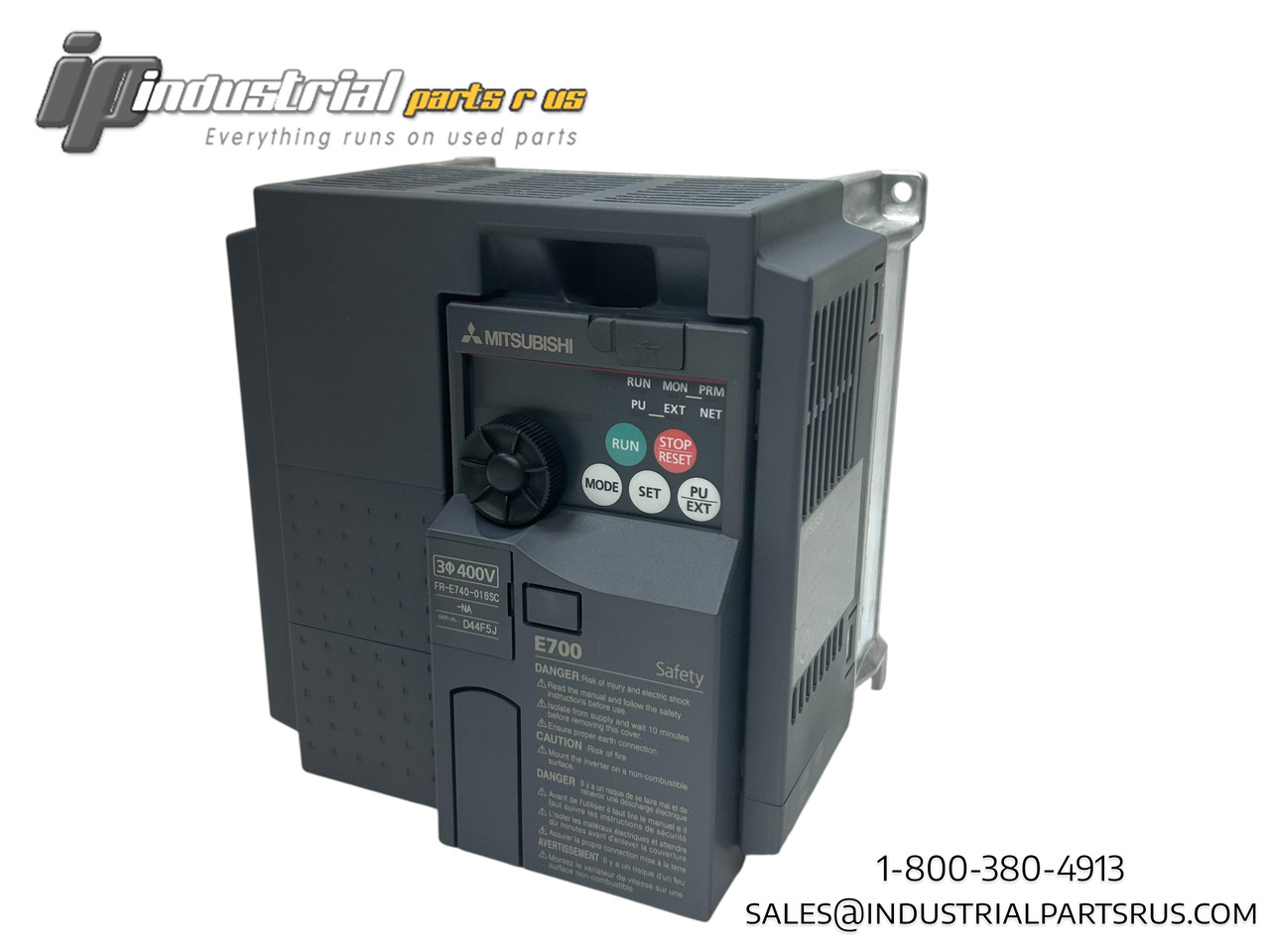Mitsubishi FR-E740-016SC-NA Compact Size Inverter, 380-480VAC