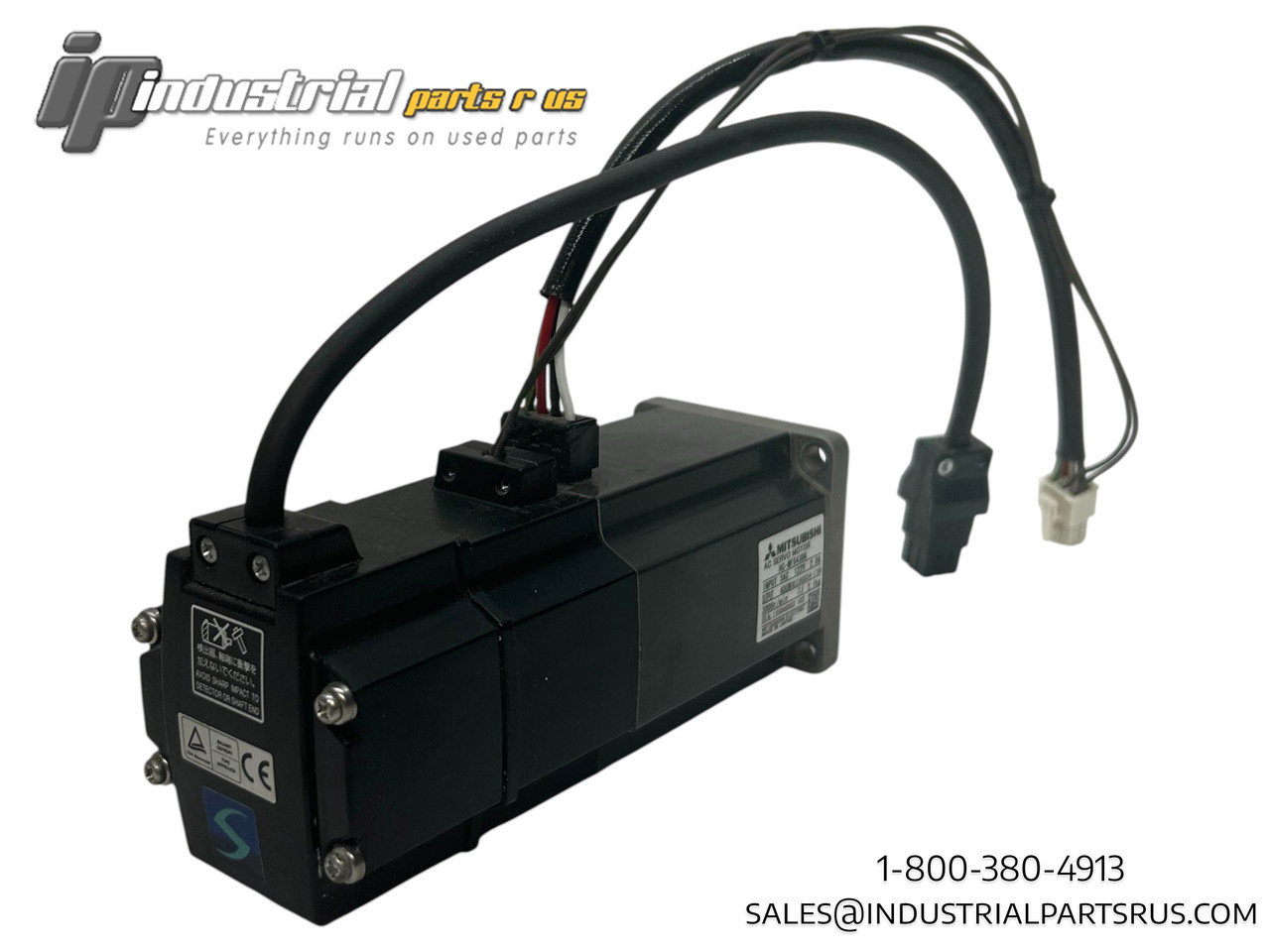 Mitsubishi HC-MFS43BK AC Servo Motor, 400W, 2.8A