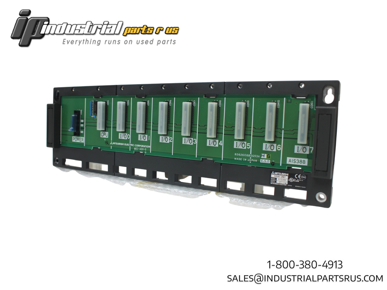 Mitsubishi A1S38B Plc 8 Slot Rack Base Unit New