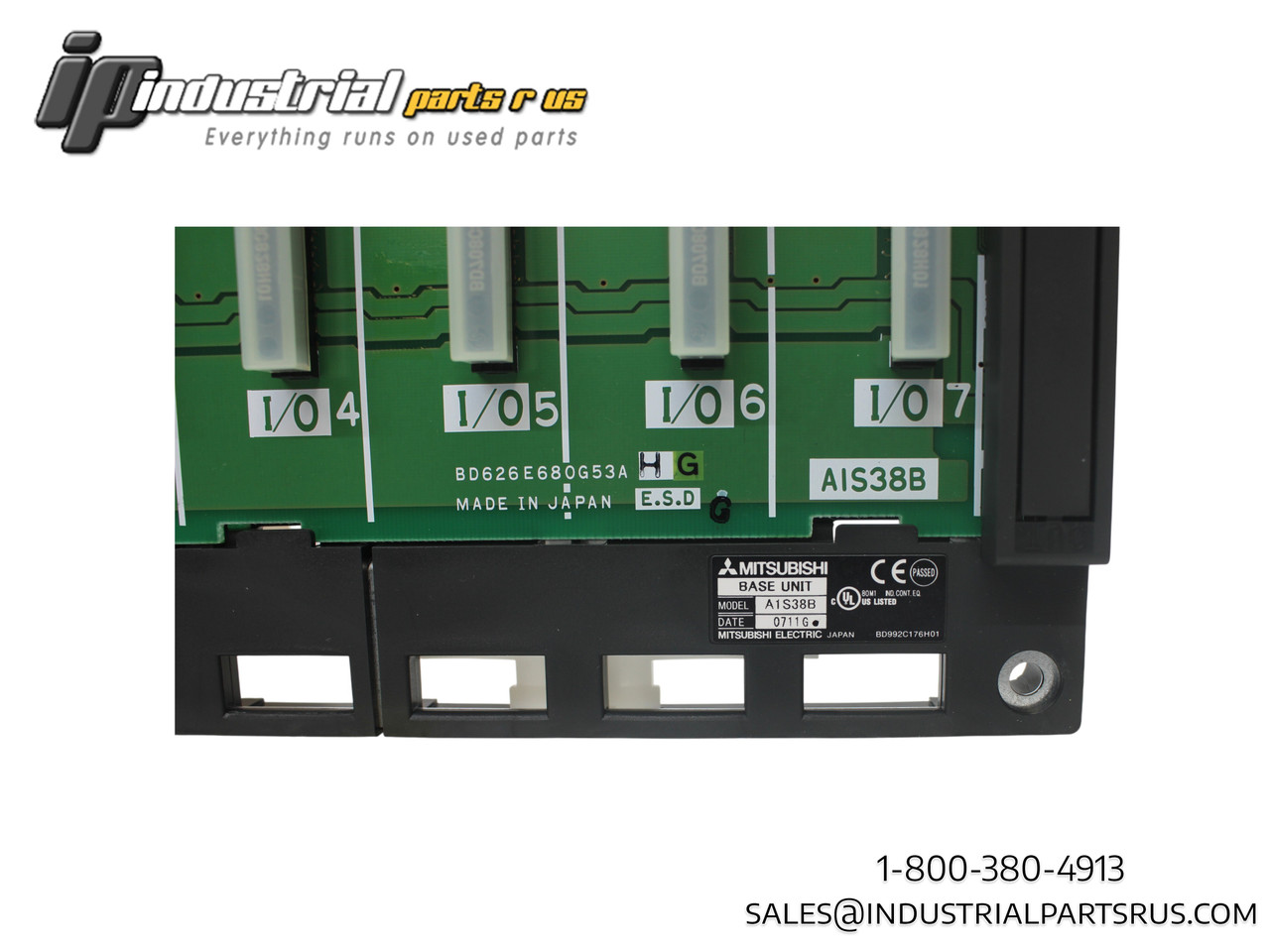 Mitsubishi A1S38B Plc 8 Slot Rack Base Unit New