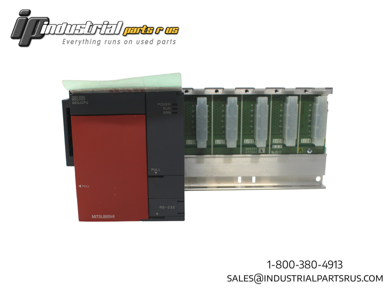 Mitsubishi Q00JCPU Melsec-Q CPU Module w/ 5 Slot Rack