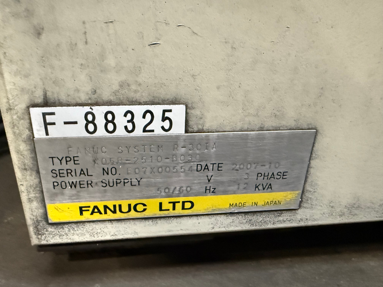 2008 Fanuc R-2000iB/165F 6-Axis Robot R-30iA Ctrl Teach Pendant Tested 30-Day