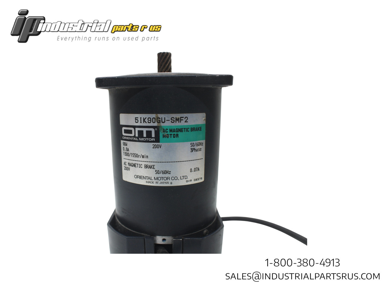 Oriental Motor 5IK90GU-SMF2 AC Magnetic Brake Motor 200V