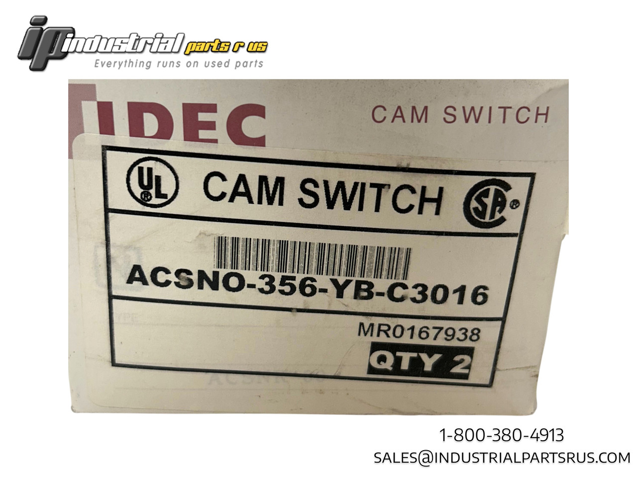 IDEC ACSNO-356-YB-C3016 Cam Switch