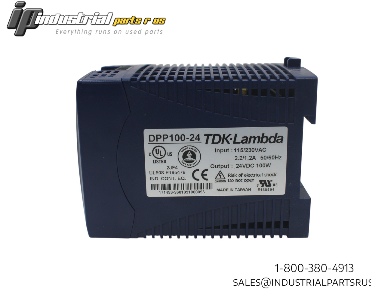 TDK-Lambda DPP100-24 Power Supply, 24VDC, 115/230VAC 4.2A NEW