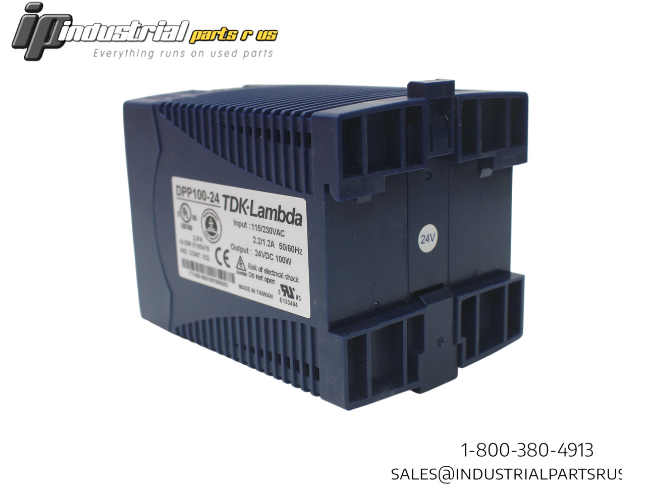 TDK-Lambda DPP100-24 Power Supply, 24VDC, 115/230VAC 4.2A NEW