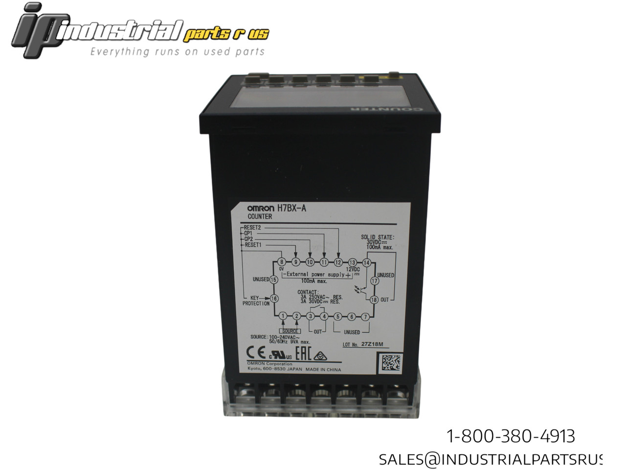 Omron H7BX Digital Counter 100-240VAC, 30VDC