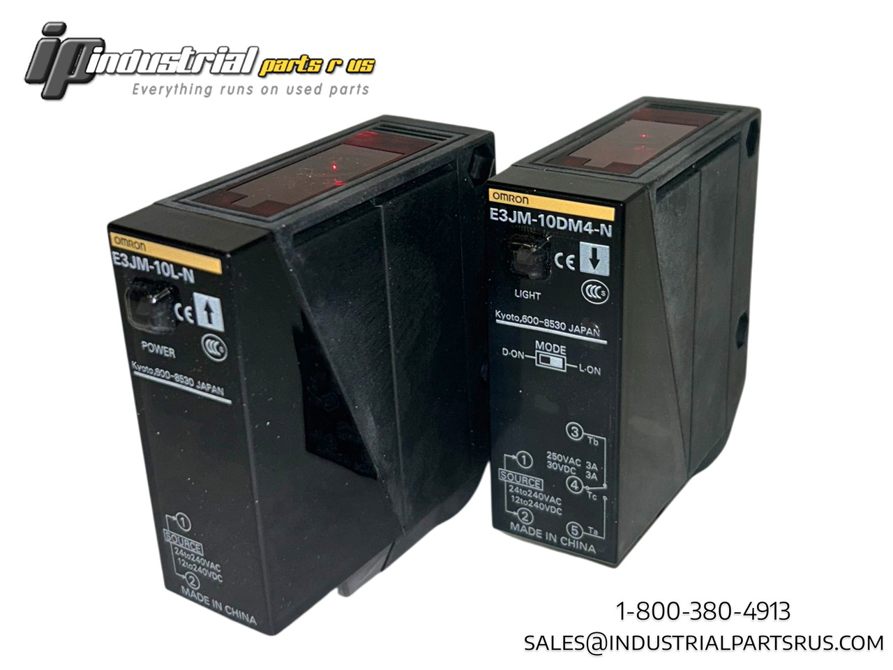 Omron E3JM-10M4-N Photoelectric Switch, 24-240VAC, 12-240VDC