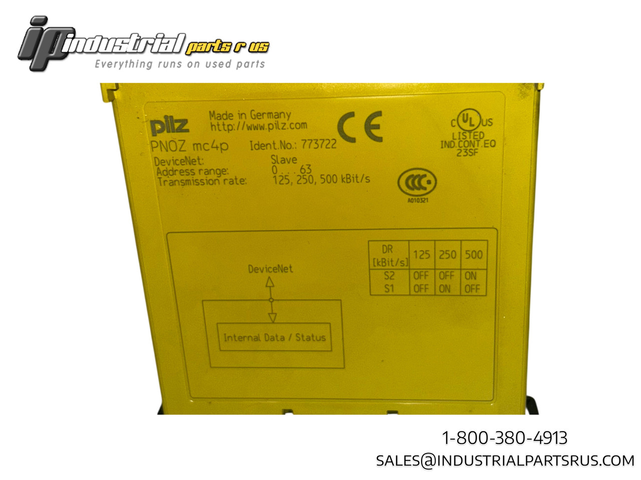 Pilz PNOZ MC4P Safety Relay Expansion Module, 773722
