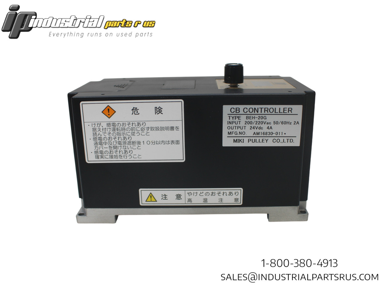 Miki Pulley BEH-20G CB Controller 200VAC