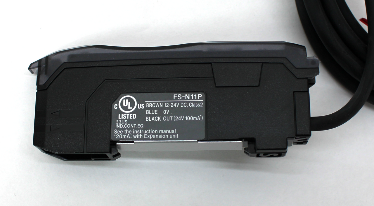 Keyence FS-N11P Amplifier Digital Fiber Optic Sensor, 12-24VDC