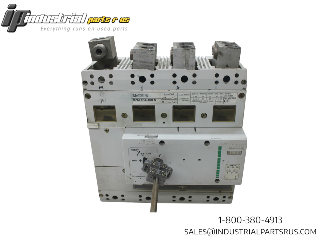 Moeller NZM 104-400 N W/D-NZM 10 Circuit Breaker 8000V 400A