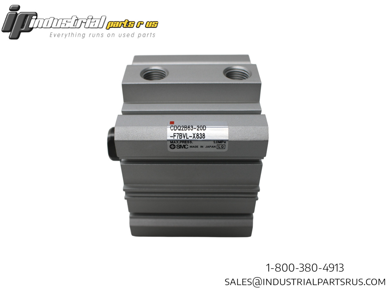 SMC CDQ2B63-20D-F7BVL-X838 Compact Pneumatic Cylinder