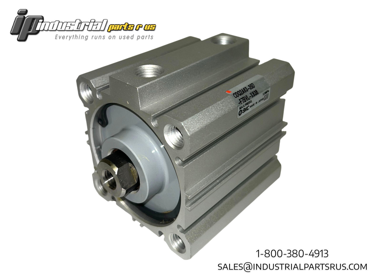 SMC CDQ2A63-35D-F7BVL-X838 Compact Pneumatic Cylinder 63mm Bore 35mm Stroke