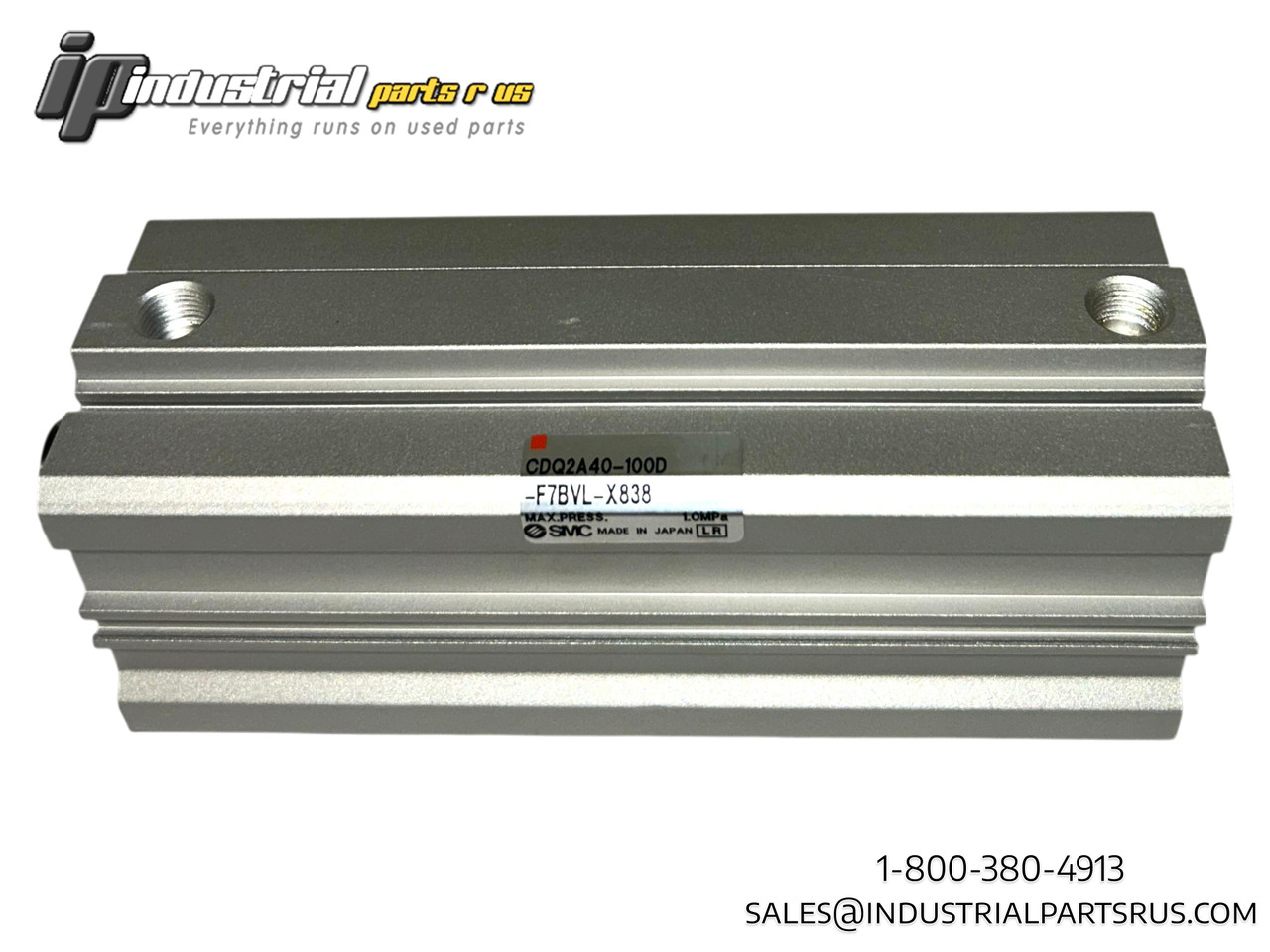 SMC CDQ2A40-100D-F7BVL-X838 Compact Pneumatic Cylinder 40mm Bore 100mm Stroke