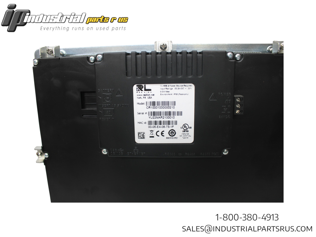 Red Lion CR10001000000210 10.4" HMI Touchscreen 24VDC IP66 CR1000 Series