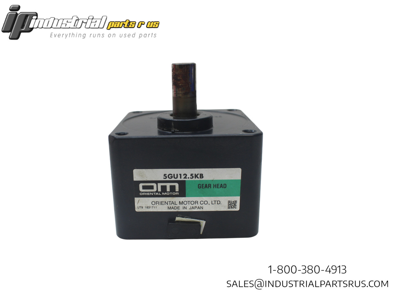 Oriental Motor 5GU12.5KB Parallel Shaft Gearhead 12.5:1 Ratio Metric