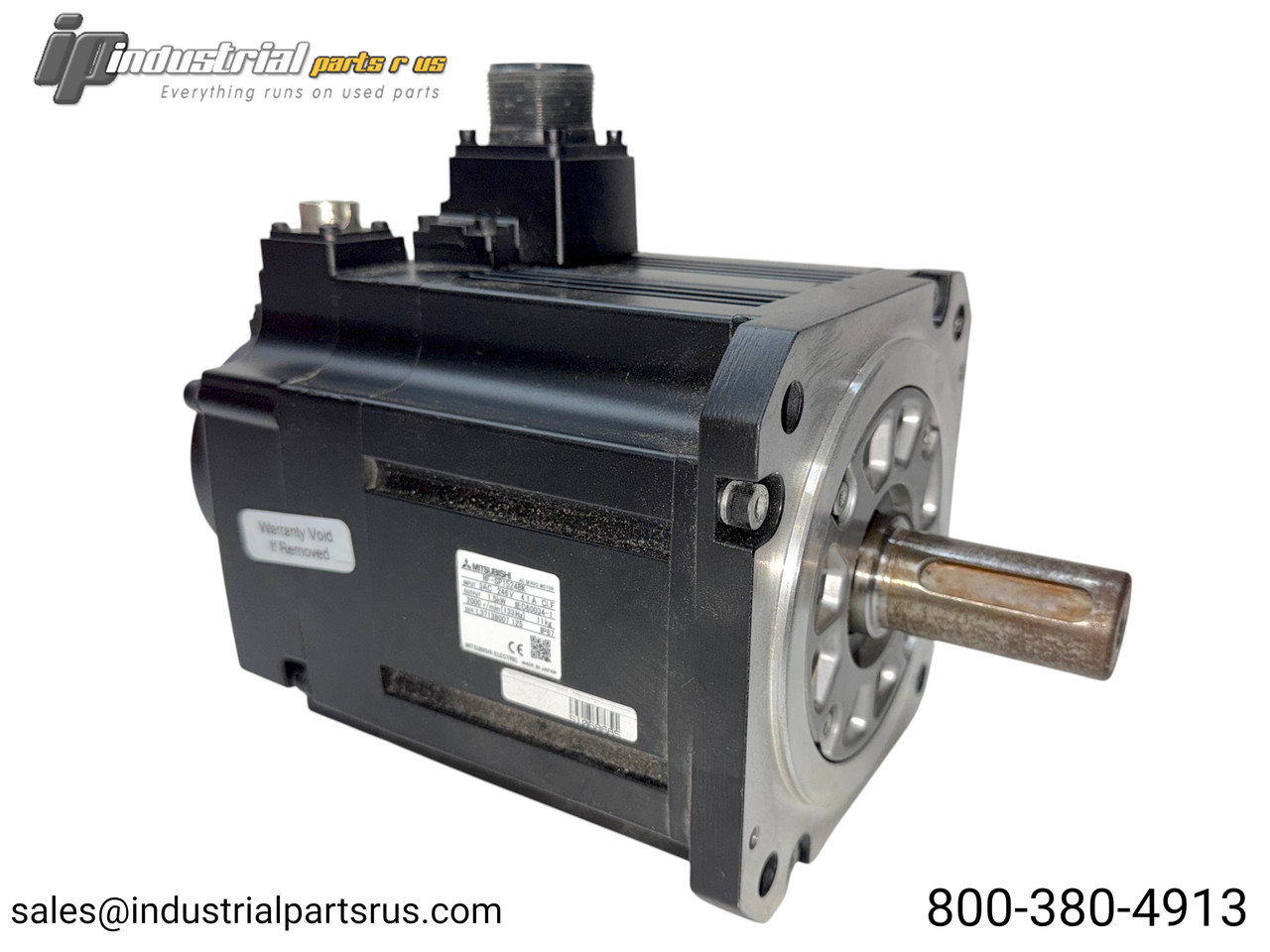 Mitsubishi HF-SP1524BK 1.5kW AC Servo Motor with Brake - 2000 RPM 400V
