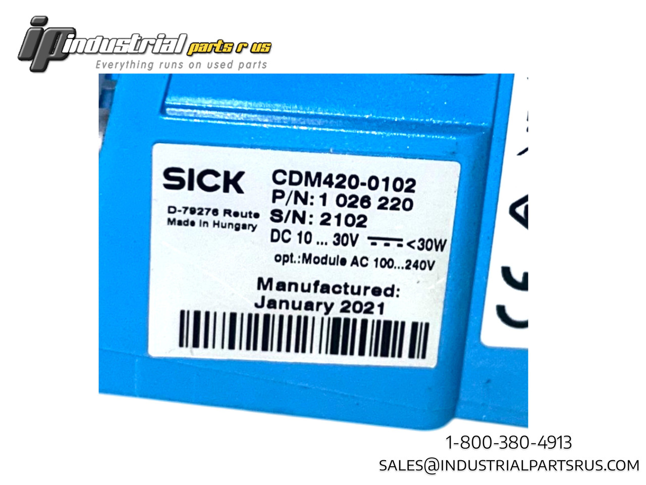 SICK CDM420-0102 Modular Connection Module Kit CMP400 Power Supply Cord