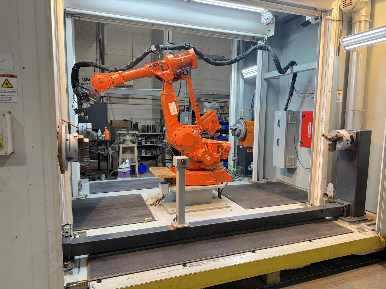 ABB IRB 4400/45 Tig Welding Robot with Dual IRBP 750L Heastock Positioners & Fronius Magic Wave 4000 Welding System