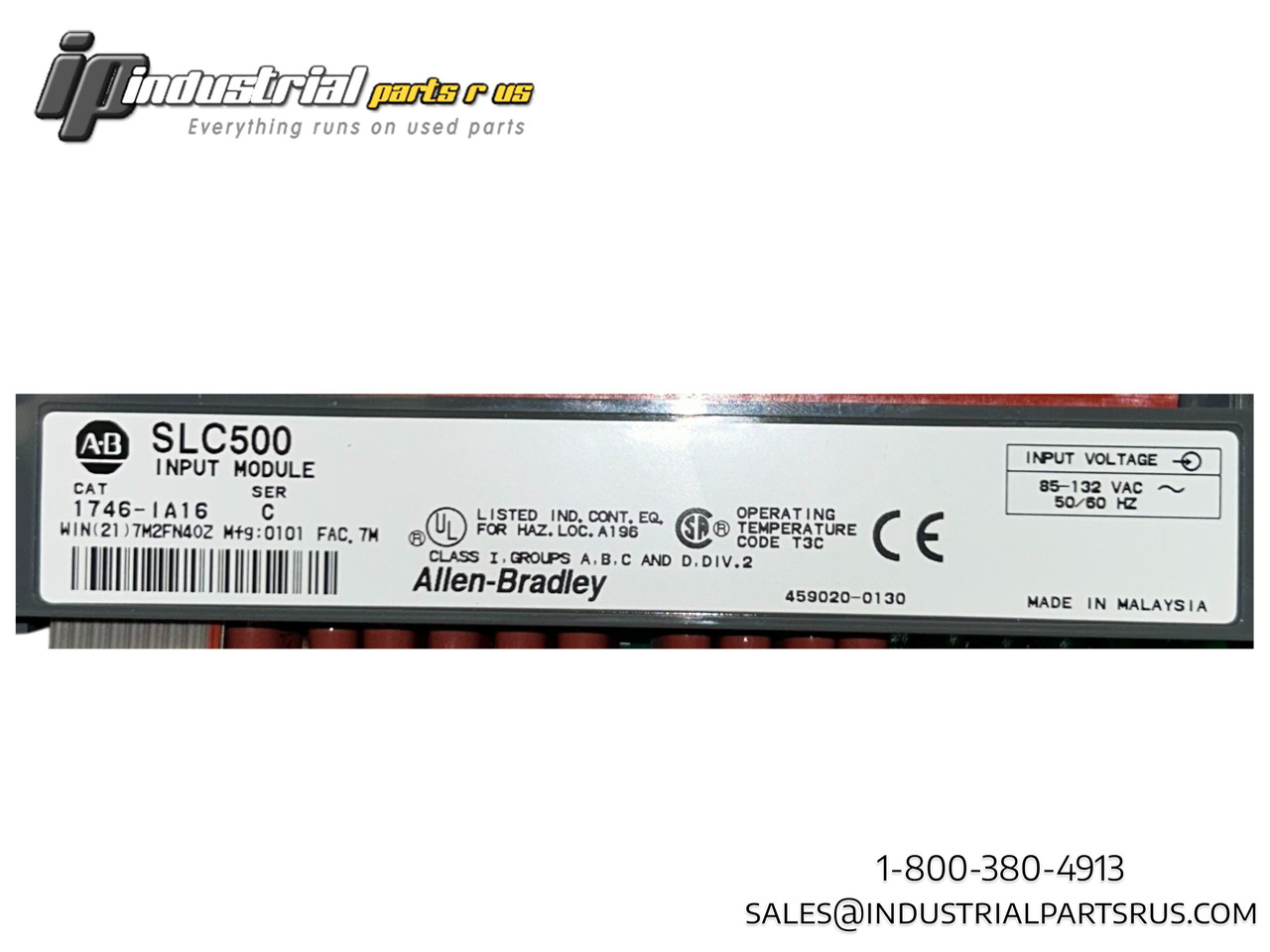 Allen Bradley 1746-IA16 Series C SLC 500 AC Digital Input Module