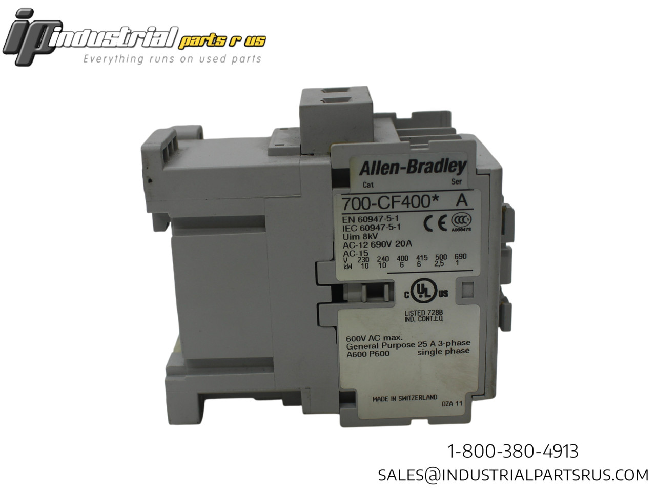 Allen Bradley 700-CF400* Control Relay Industrial Automation Component
