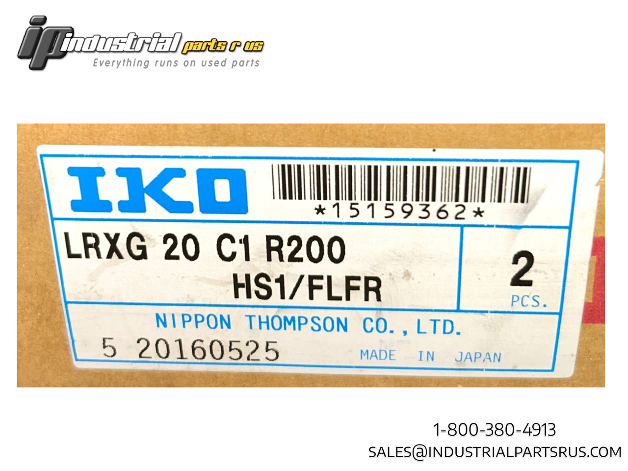 IKO LRXG 20 C1 R200 HS1/FLFR Linear Roller Way Super X Guide Rail