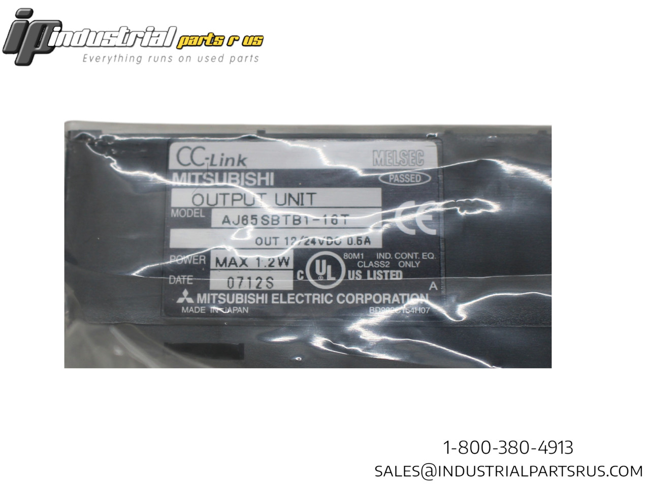 Mitsubishi AJ65SBTB1-16T CC-Link Digital Output Module 16pt 24VDC MELSEC-A