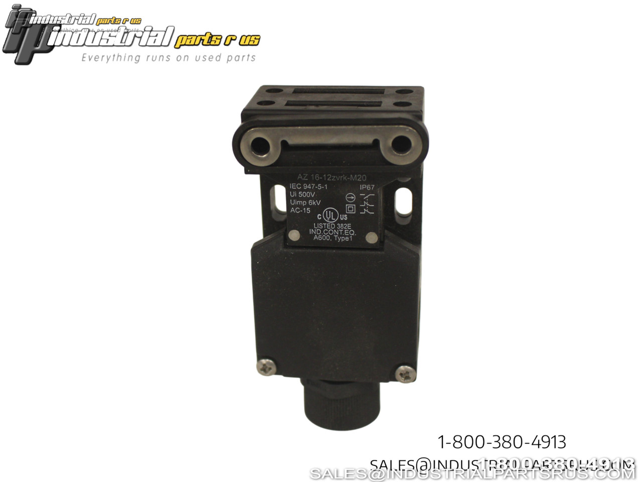 Schmersal AZ 16-12zvrk-M20 Safety Interlock Switch IP67 Rated with M20 Cable Entry and Mounting Bracket