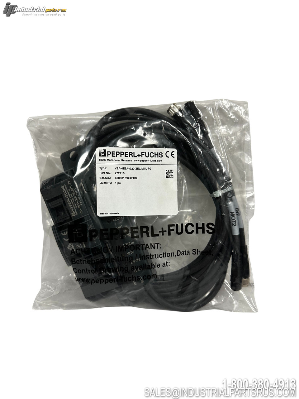 PepperlFuchs VBA-4E3A-G20-ZEL/M1L-P2 Cable New
