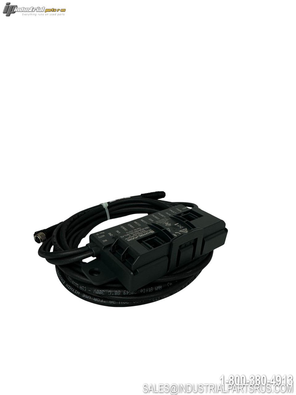 PepperlFuchs VBA-4E3A-G20-ZEL/M1L-P2 I/O Module with Cable Connection Black Housing Industrial Automation Device