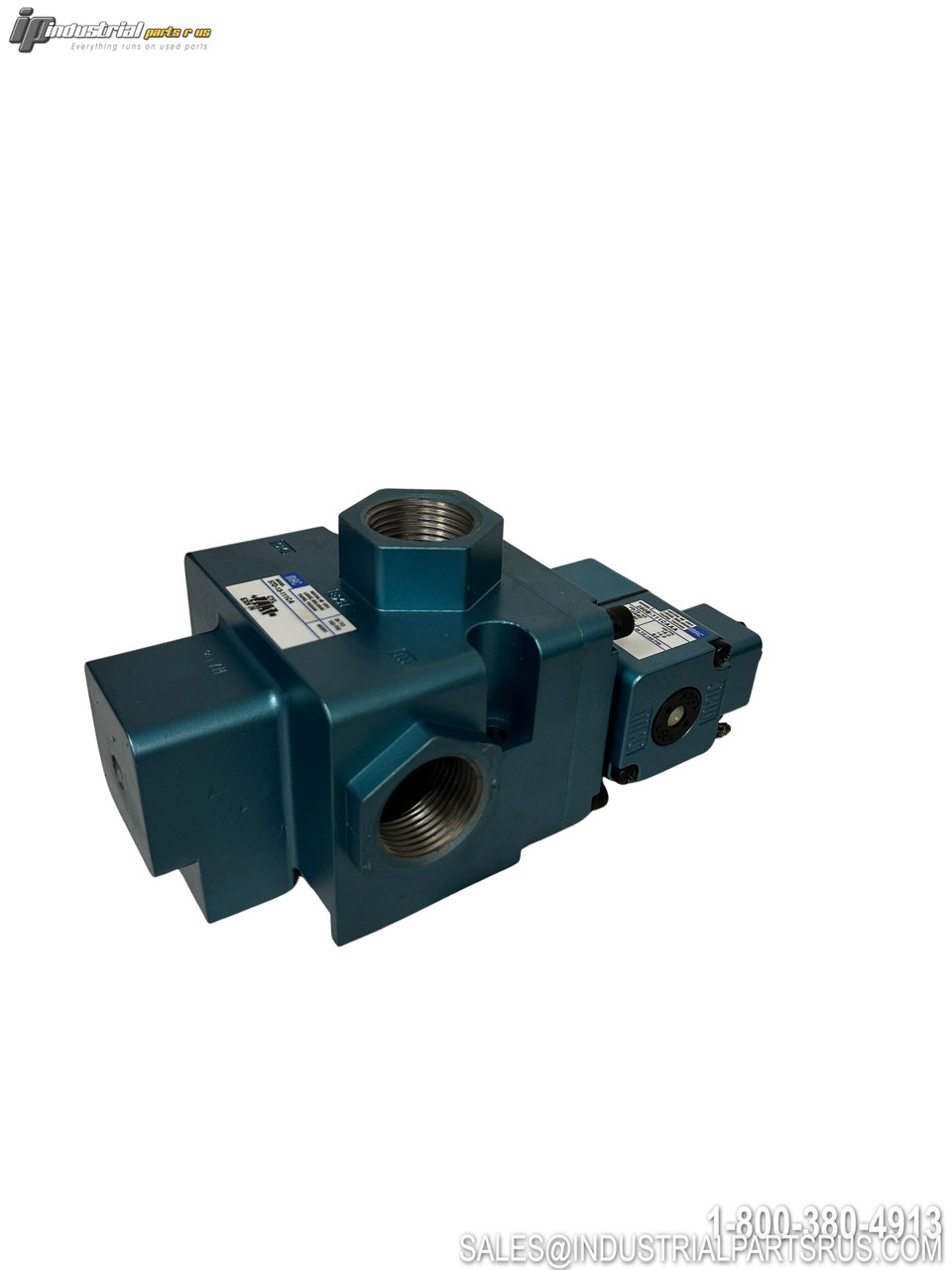Mac 57d-13-111ca Solenoid Valve with threaded ports and pilot operated design for pneumatic control applications