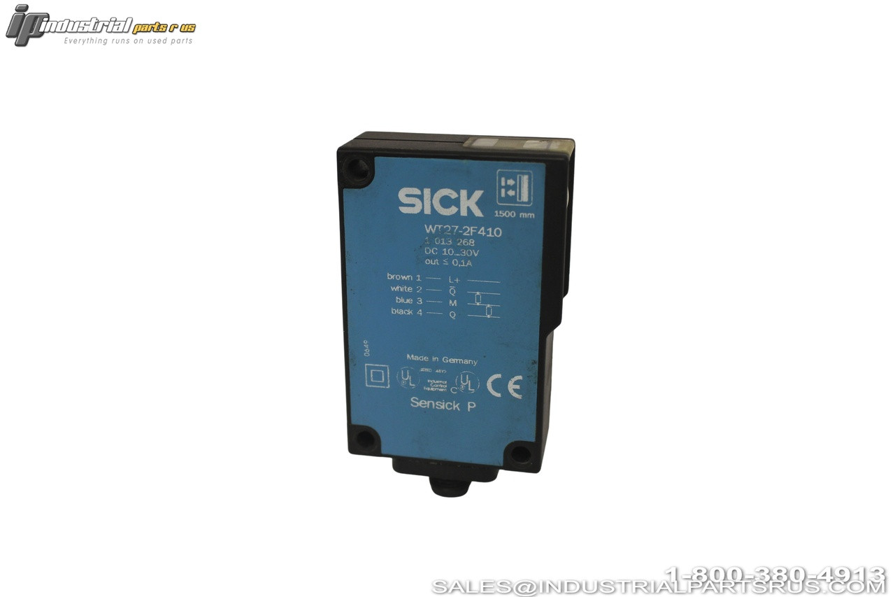 WT27-2F410 SICK Photoelectric Sensor 1500mm Range DC 10-30V with 4-Wire Terminal Connection Blue Housing