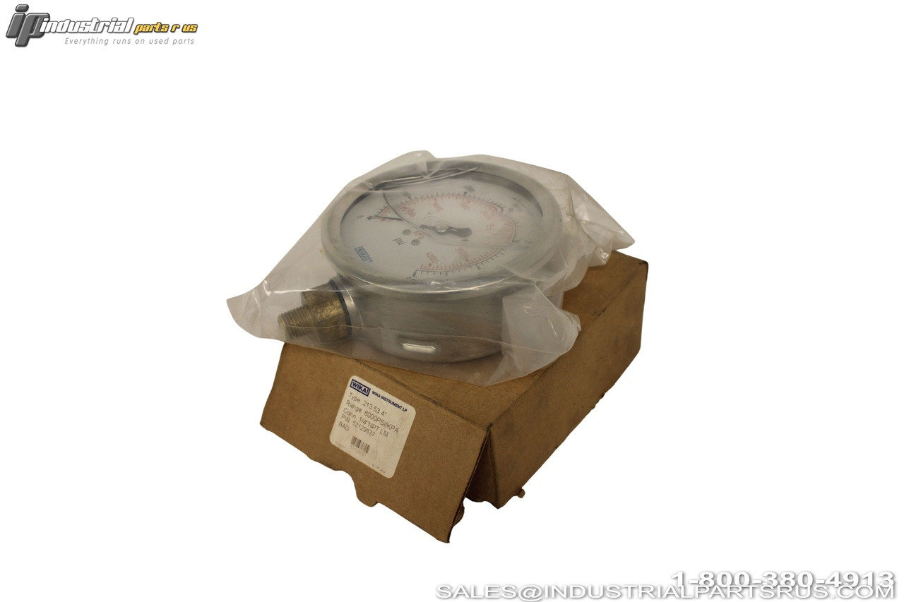 WIKA 52129837 Pressure Sensor Gauge with Thread...