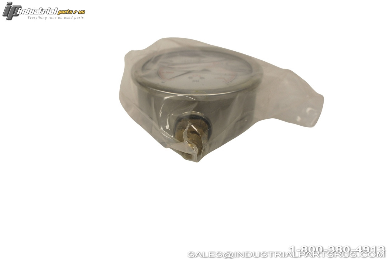 WIKA 52129837 Pressure Sensor with Threaded Connection Port and Clear Housing Cover